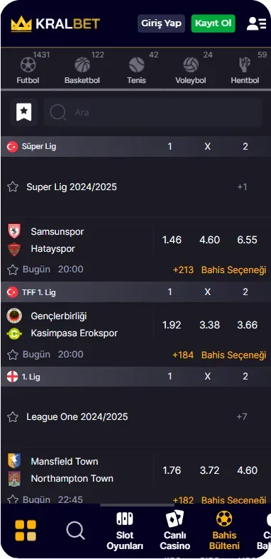 Kralbet APK İndir Ekran Görüntüleri bahis